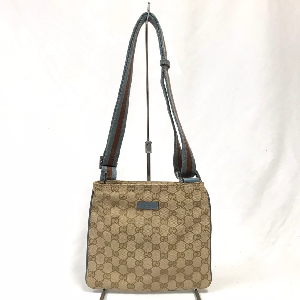 グッチ GUCCI ショルダーバッグ GGキャンバス 146309 ベージュ