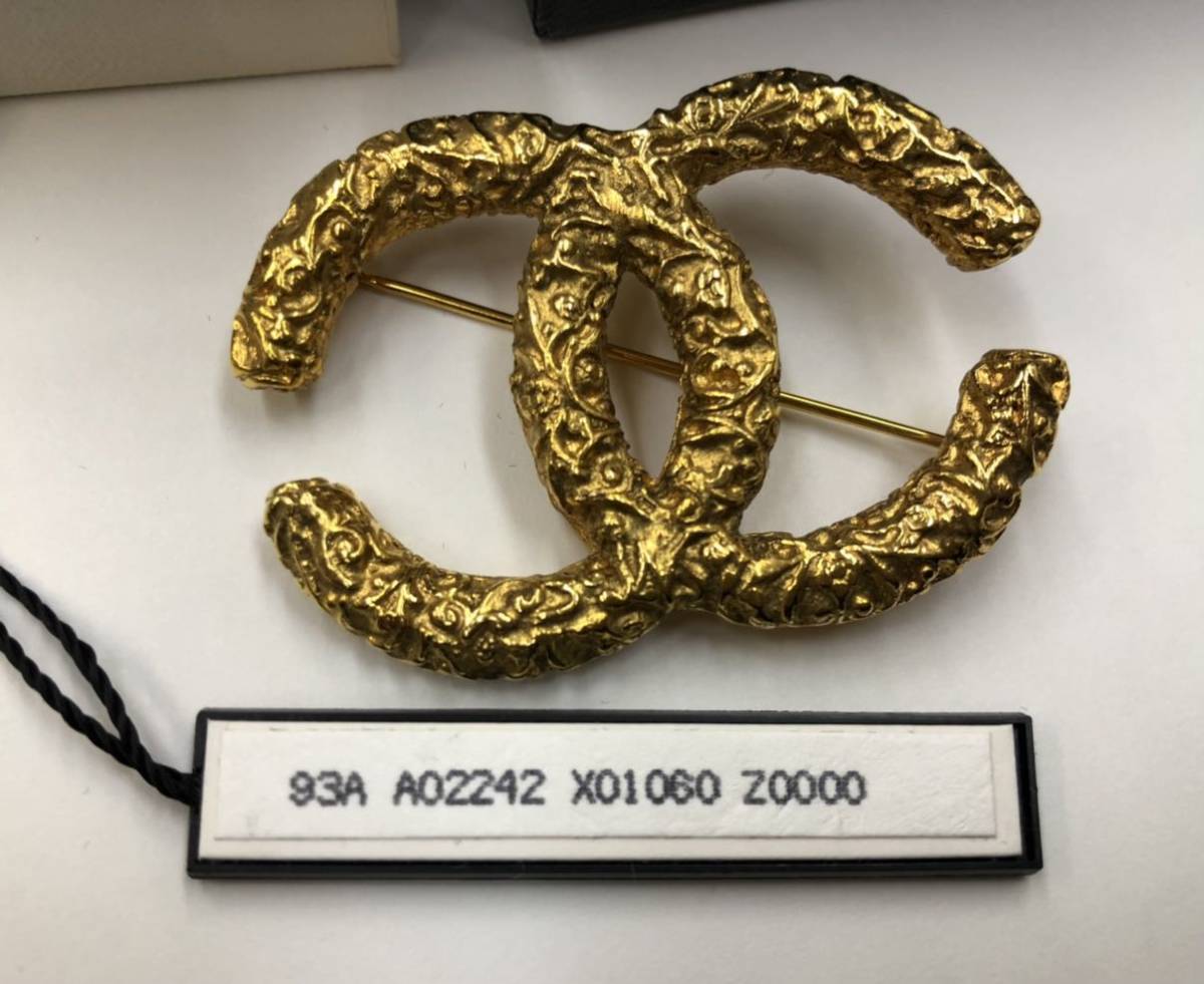 美品】CHANEL シャネルブローチ ヴィンテージ ココマーク ゴールド 箱