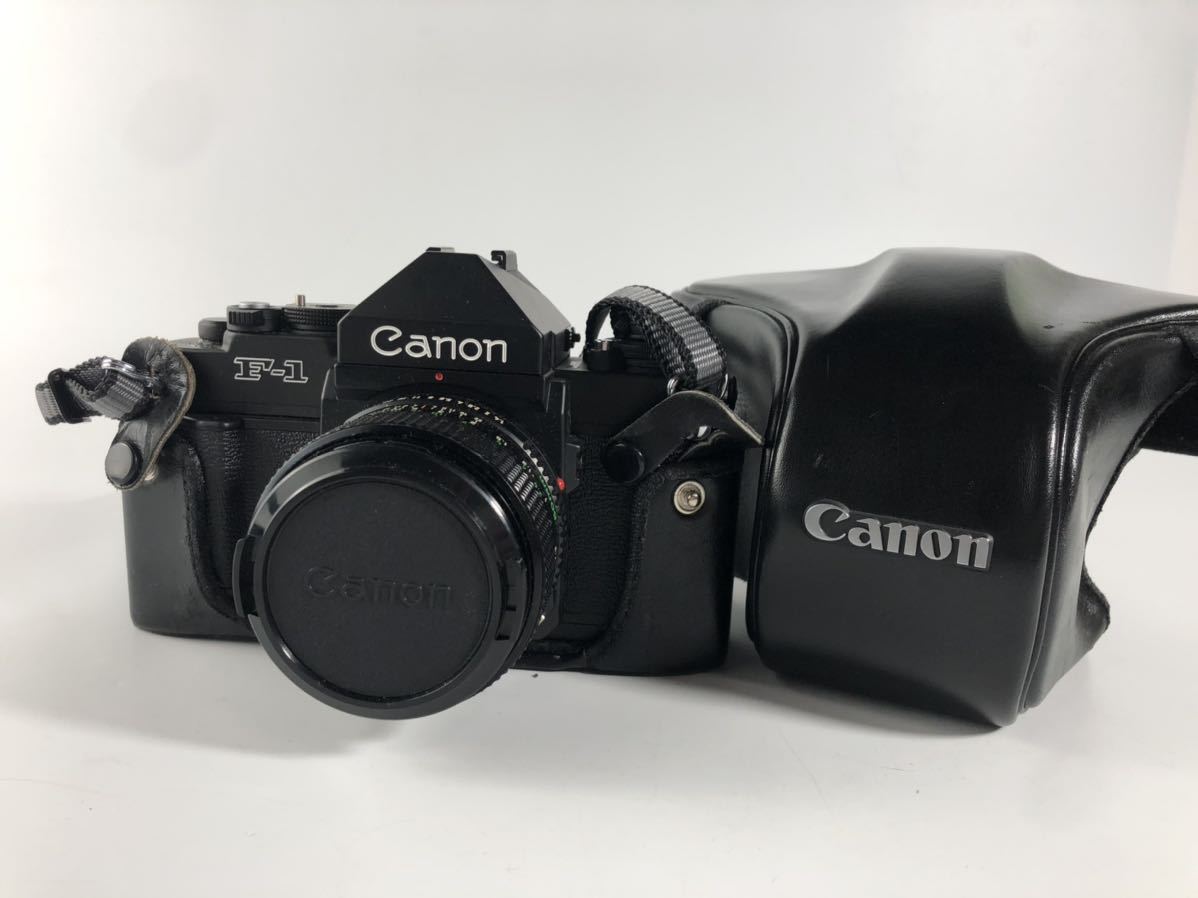 1円〜□☆動作未確認☆Canon F1 290775 一眼レフカメラ ブラック ケース