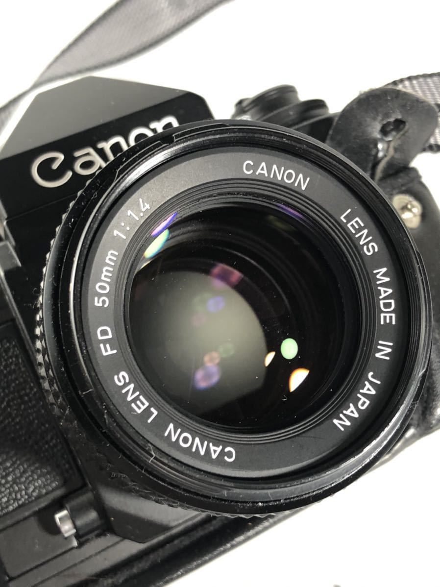 完動品 キャノン CANON F-1 前期 ＋ FD 50mm F1.4 1円〜□☆動作未確認☆Canon F1 290775 一眼レフカメラ ブラック ケース