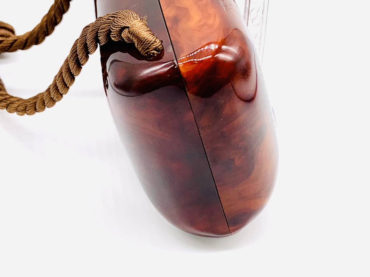 ポリッシュウッド Polished Wood ハンドバッグ ポーチ 木製 イタリア製 