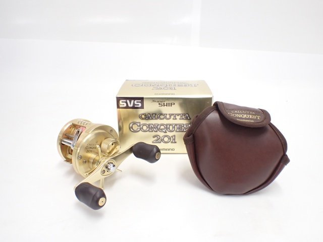 SHIMANO シマノ ベイトリール 00 CALCUTTA CONQUEST 201 左ハンドル