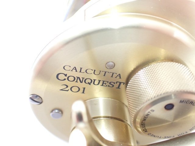 SHIMANO シマノ ベイトリール 00 CALCUTTA CONQUEST 201 左ハンドル