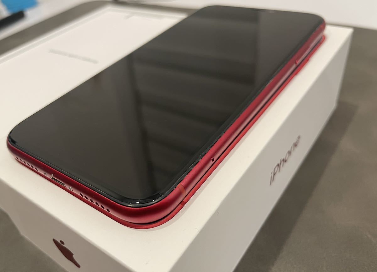スマートフォン・携帯電話 iPhone XR Red 128GB SIMフリー 完動品