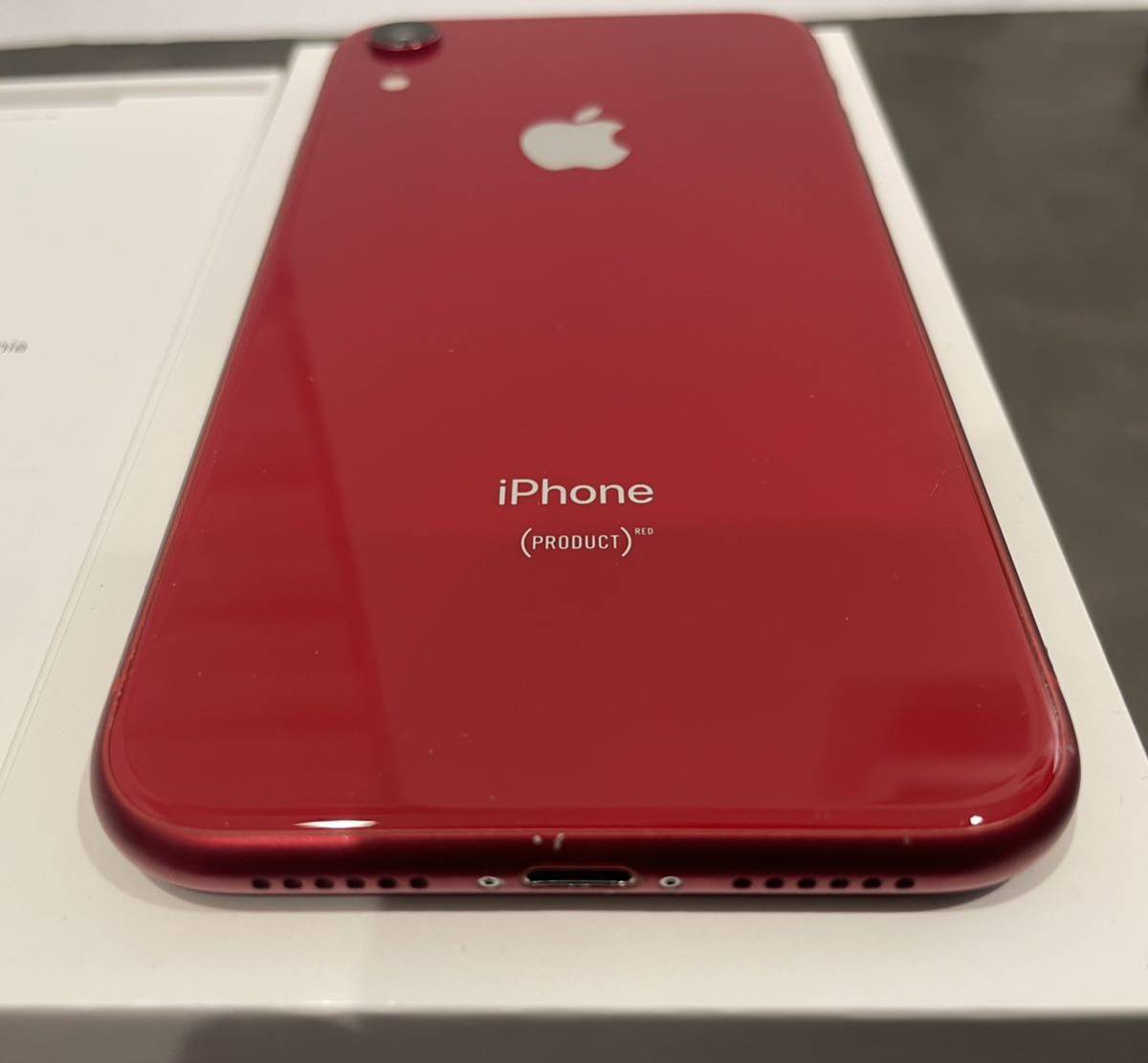 スマートフォン・携帯電話 iPhone XR Red 128GB SIMフリー 完動品