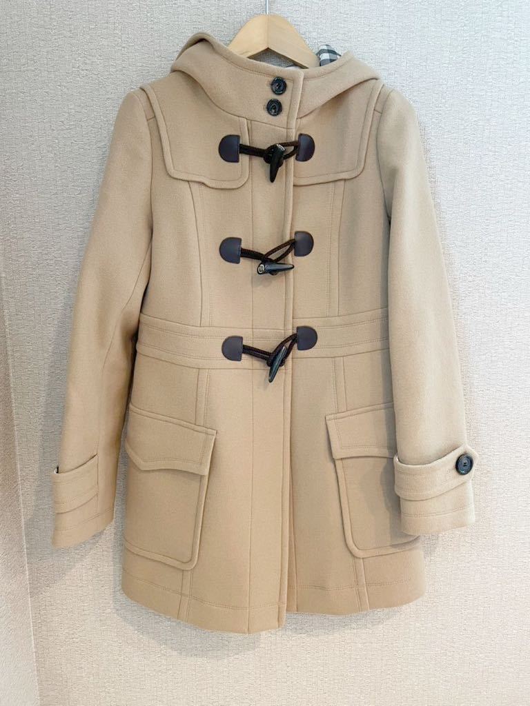 美品　バーバリーブルーレーベル ダッフルコート BURBERRY アンゴラ　ロングコート　アウター
