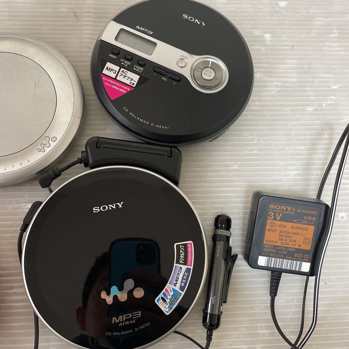 A1599】 SONY ポータブルCDプレーヤー D-NE730 中古