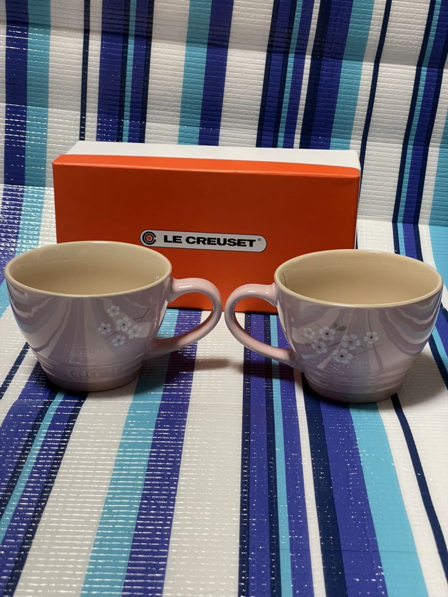 ルクルーゼLE CREUSETスープマグ　カプチーノカップＬサクラ