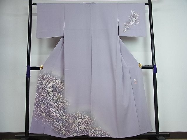 平和屋着物■越後十日町の一流染匠　桐屋・翠山工房　訪問着　辻が花　手描き　暈し染め　やまと誂製　逸品　xxx0051