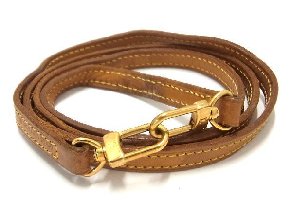 1円 LOUIS VUITTON ルイヴィトン バッグ用 ショルダーストラップ 肩掛け用 レディース ブラウン系 AE1042WN