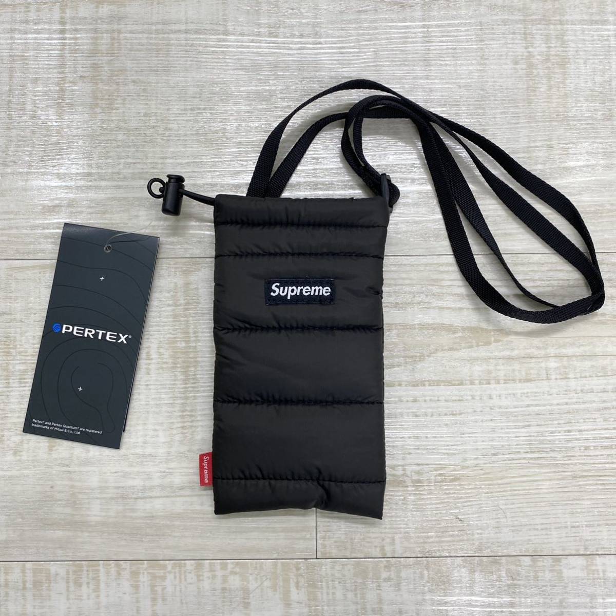 22aw 新品 Supreme Puffer Neck Pouch Black シュプリーム パフィー 