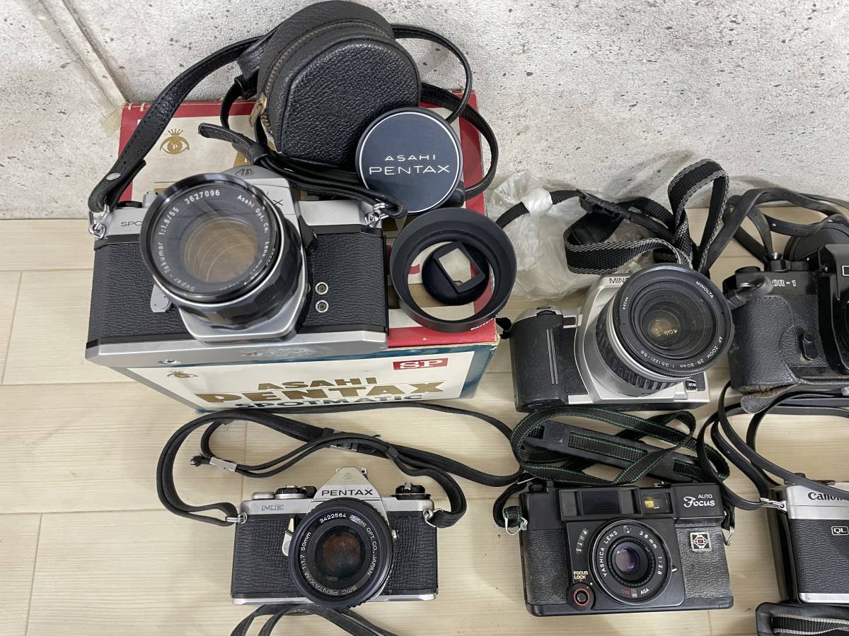 キャノン ニコン ソニー カメラ まとめ売り ジャンク ☆一眼レフカメラ 鉄 動作未確認 まとめ売り 管B【11点 まとめて