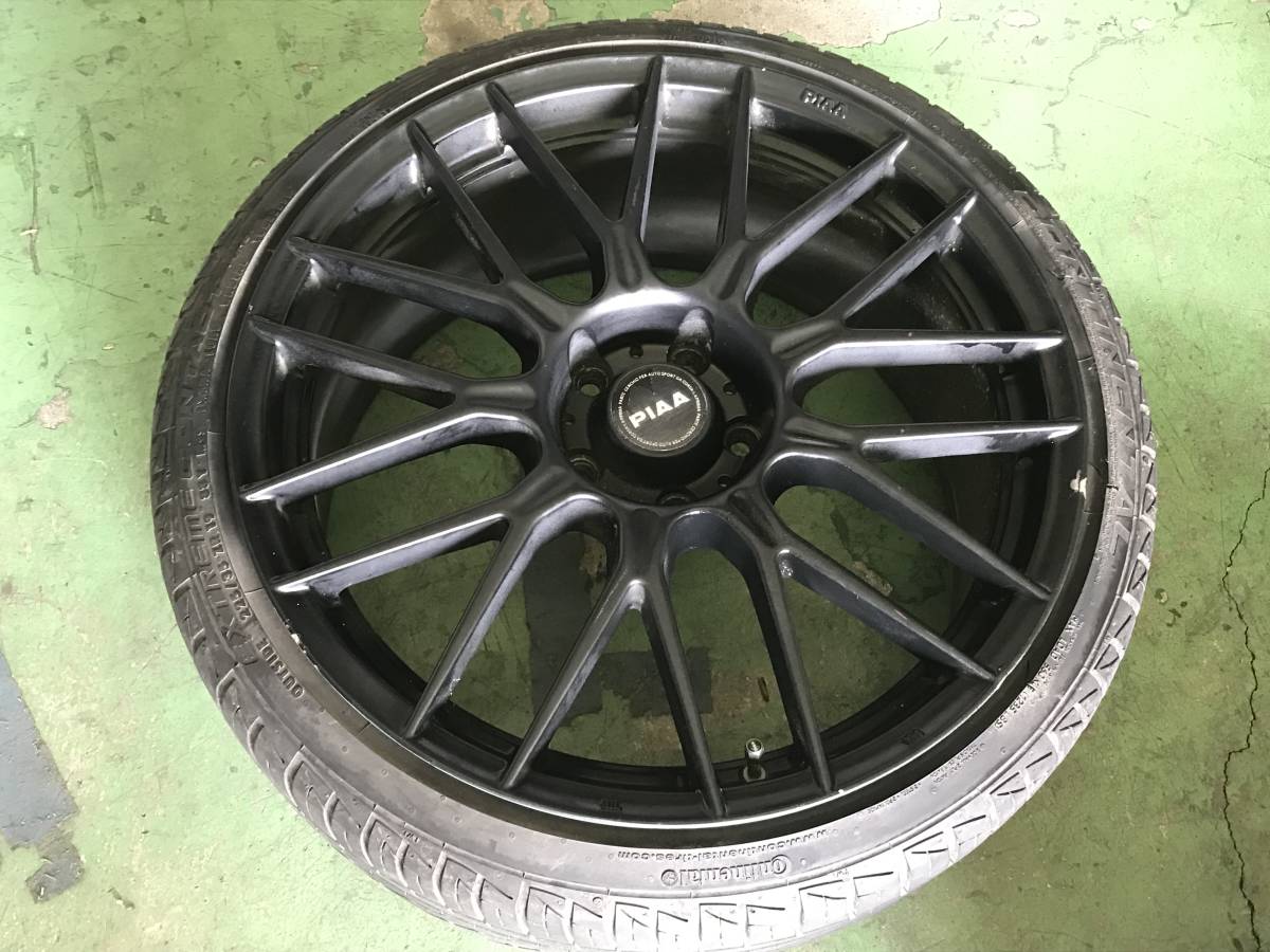PIAAレーシング 19インチ 8.5J +45 114.3 5穴 CONTINENTAL 