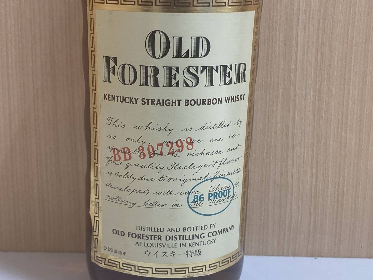 得価，2025 ☆未開栓 OLD FORESTER オールドフォレスター ウイスキー