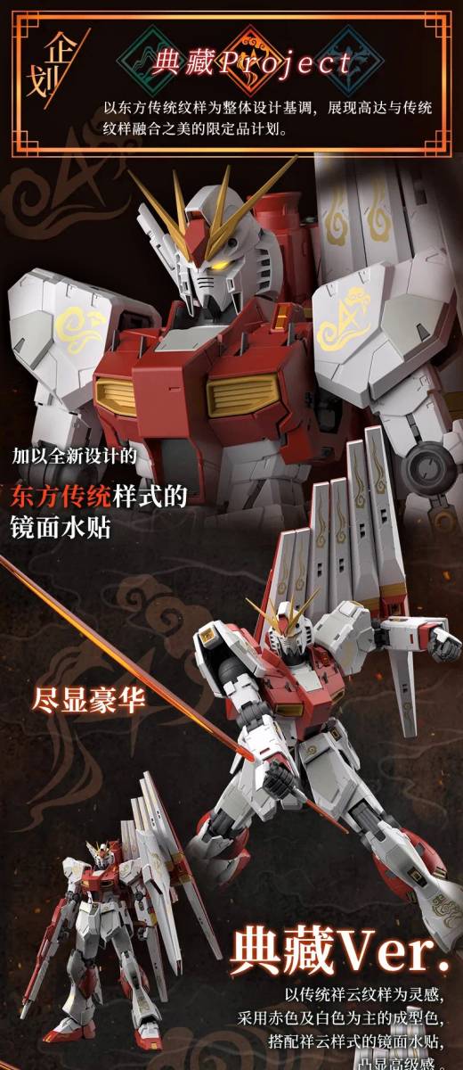 バンダイ 海外限定 MG 1/100 ν ガンダム（典藏Ver.） Collection Ver 