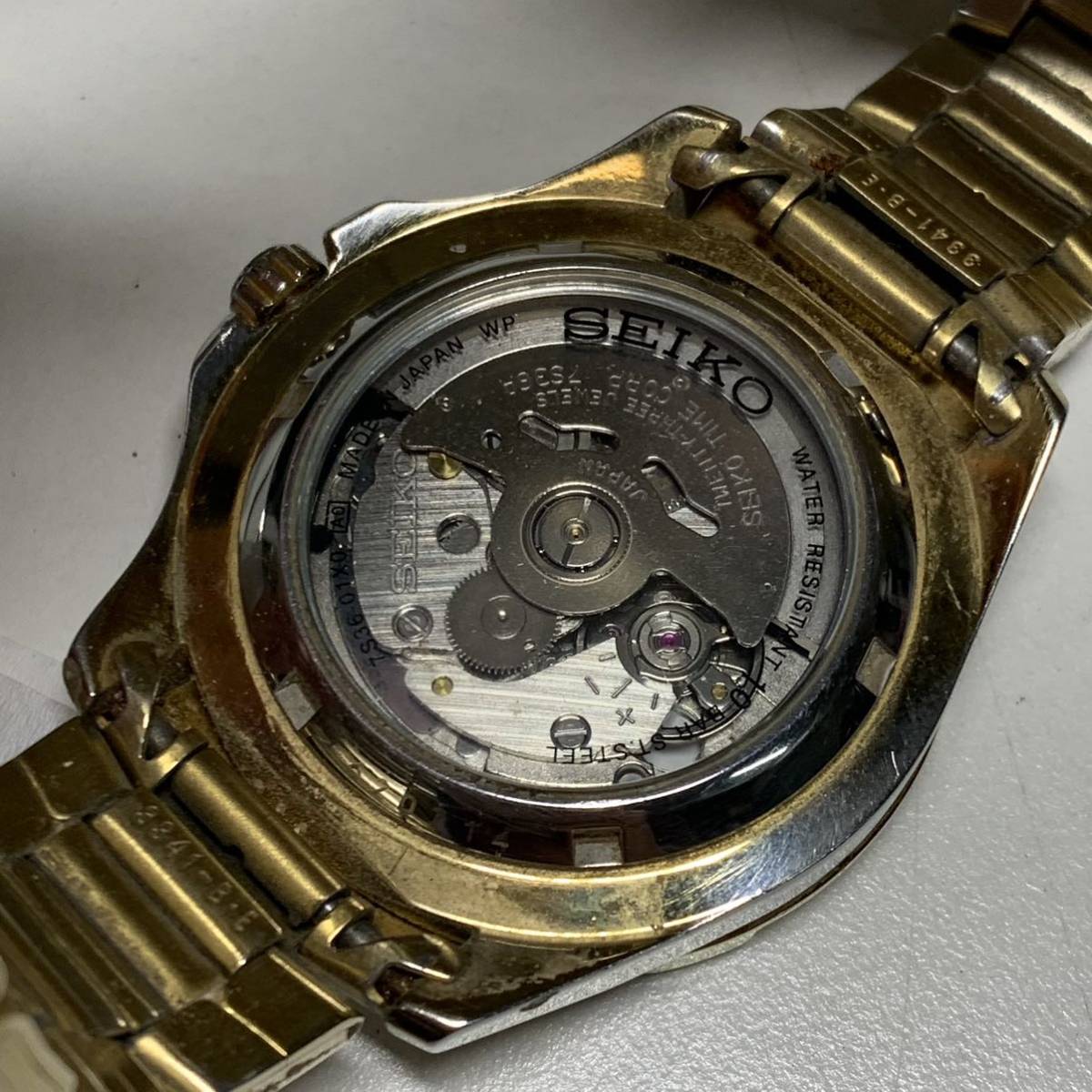 1円~【難あり稼働品】SEIKO 5 SPORTS セイコー ファイブ スポーツ 7S36 