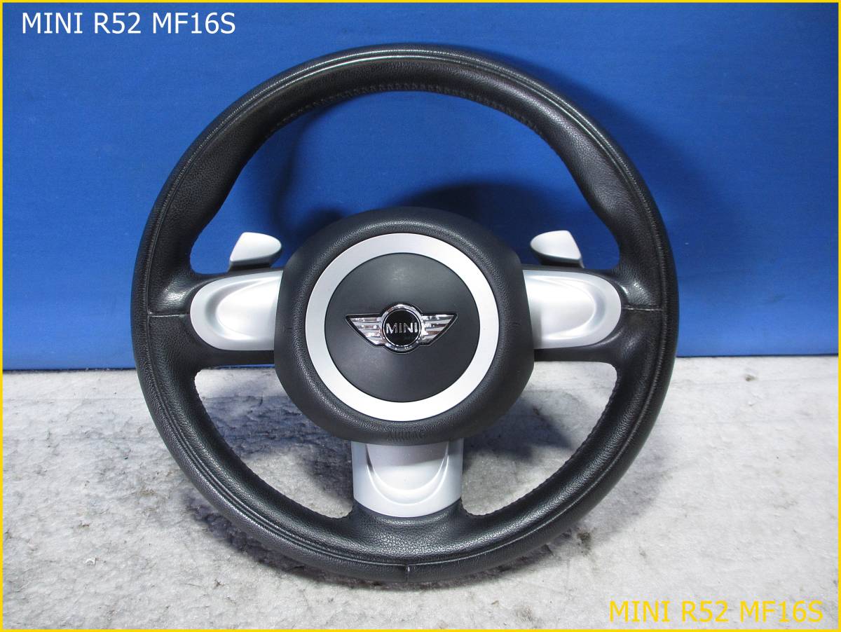 BMW R56 MF16S MINI ミニクーパー クーパーS 純正 レザー ステアリング