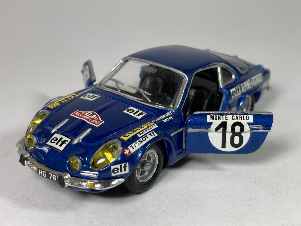 SOLIDO ALPINE RENAULT A110 RALLYE BERLINETTE TOUR DE FRANCE REF 1904 1/43 BOX