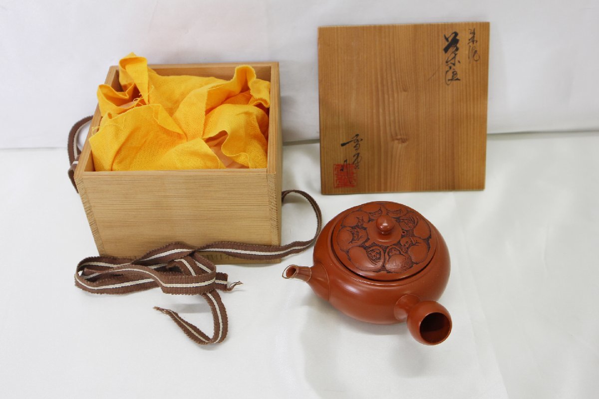 爆買い，定番人気 ＜ 品＞常滑焼 吉川雪堂作 壺堂 漢詩達磨図 急須 31923021401860KMN(常滑)｜売買されたオークション情報、yahooの商品情報をアーカイブ公開 - オークファン 常滑