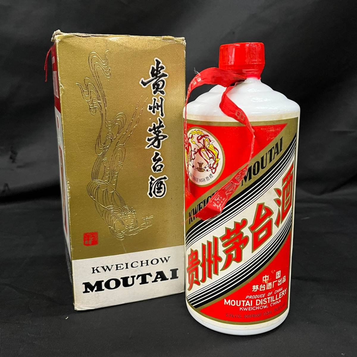 貴州茅台酒 中国酒 マオタイ酒 約640g 53度 270ml J08-06