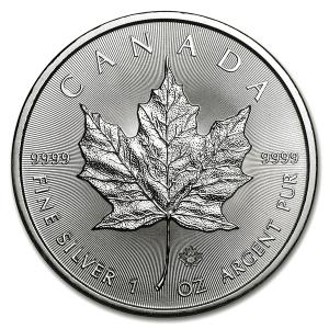 メイプル銀貨 1オンス 2016年製 クリアケース入り