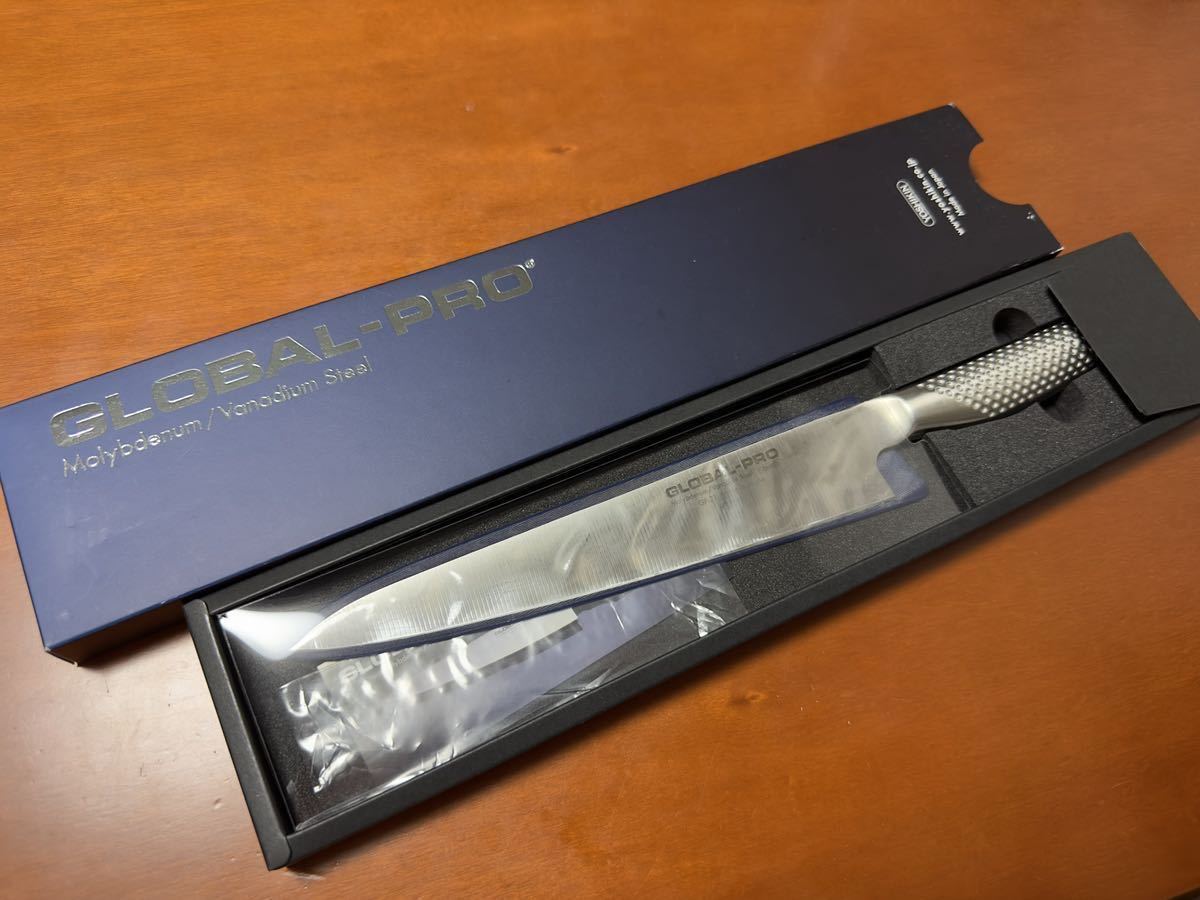 定番，定番人気 【中古】GLOBAL PRO GP-21 箱付 筋引 21cm 廃盤 吉田金属