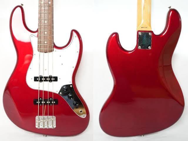 新品 ソフトケース 付 美品 Fender Japan JB62 JAZZ BASS MADE IN