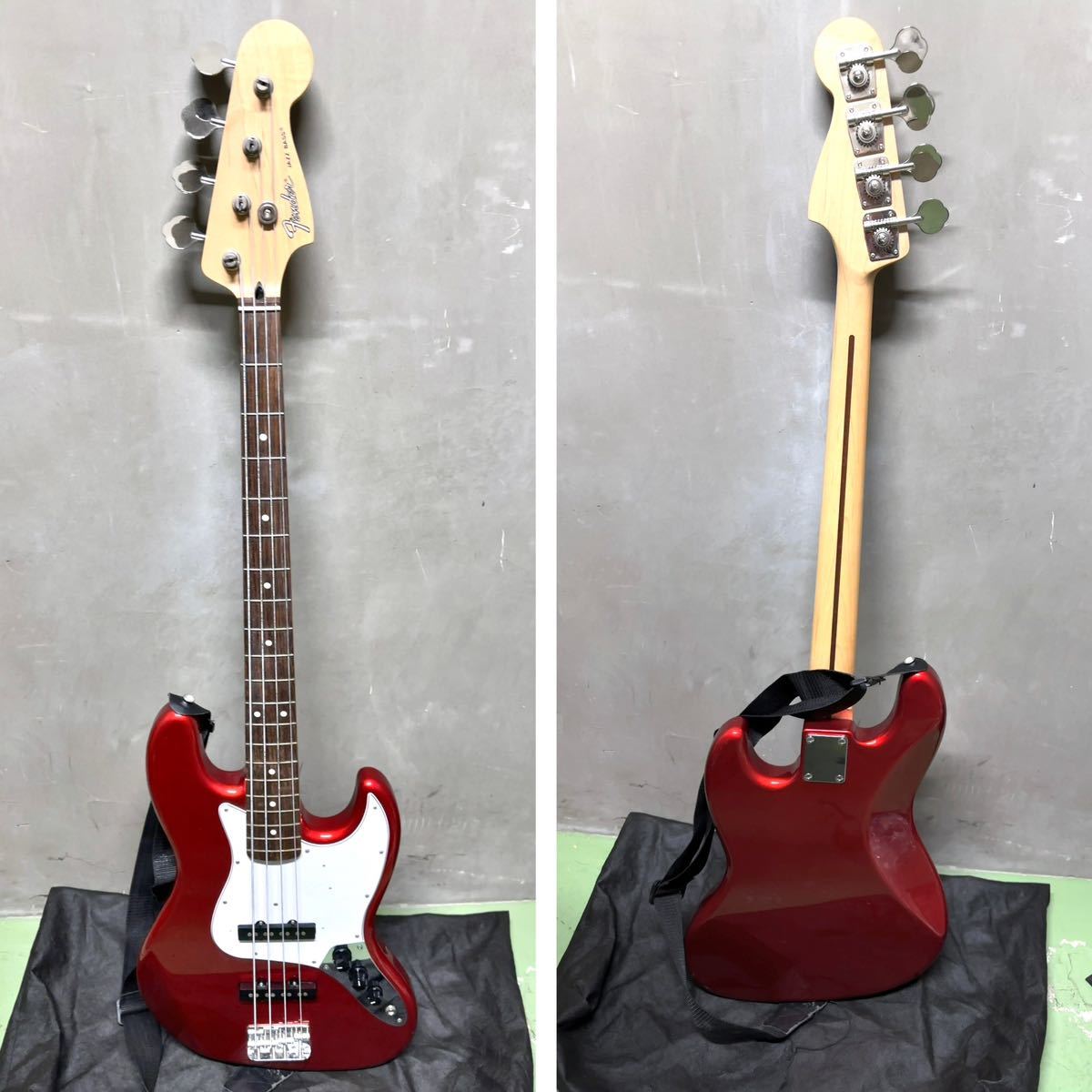 『美品』Fender　フェンダージャズベース純正ソフトケ―ス 新品 ソフトケース 付 美品 Fender Japan JB62 JAZZ BASS MADE IN