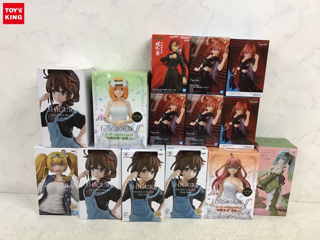 1円〜 同梱不可 ジャンク EXQフィギュア等 艦隊これくしょん -艦これ-、五等分の花嫁、初音ミク