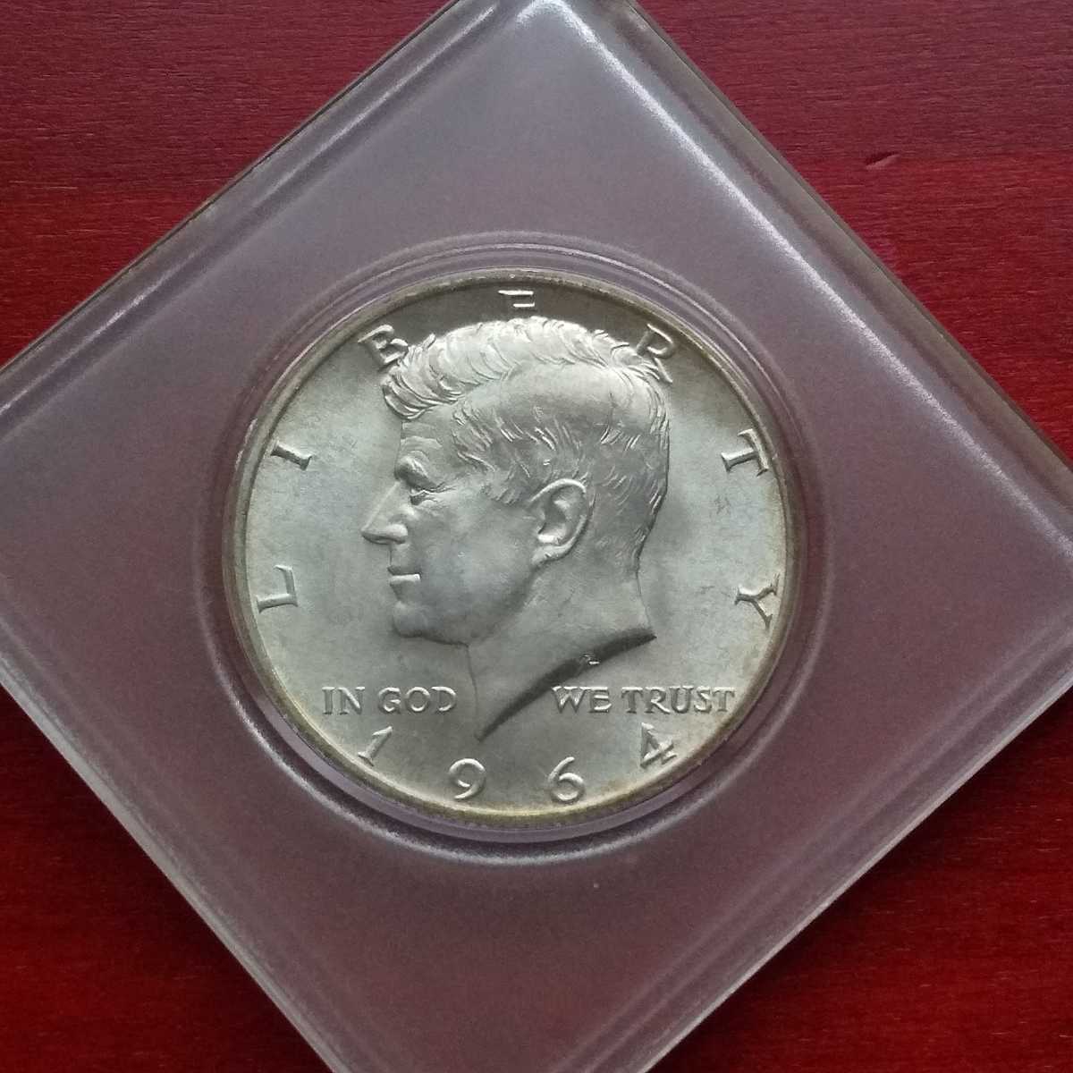 J*u様 1964年 ミントマークD　ケネディハーフダラー銀貨 ６枚セット 真贋 J*u様 1964年 ミントマークD ケネディハーフダラー銀貨 6枚セット