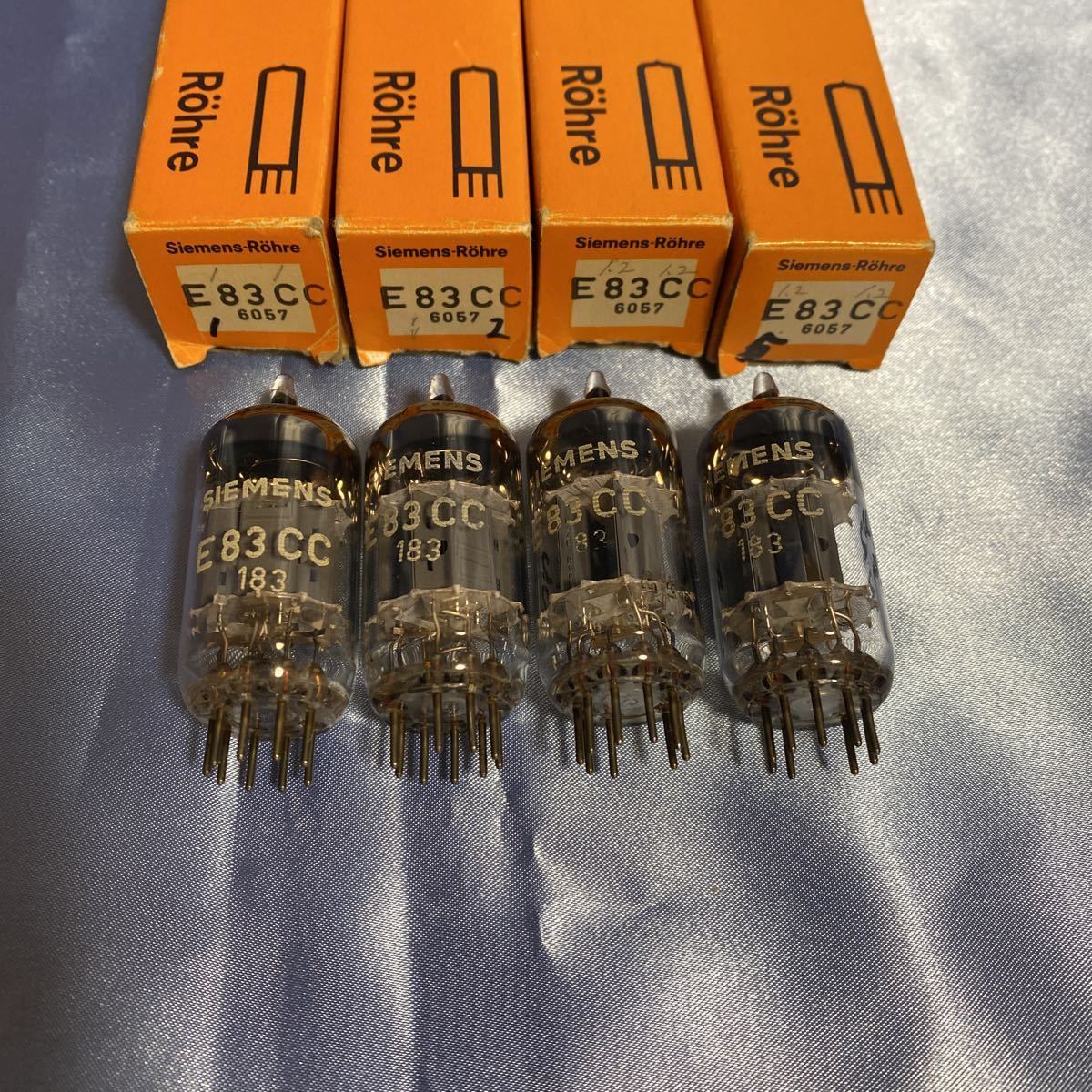 SIEMENS 真空管 E83CC 12AX7 - シーメンス ECC83 Siemens NOS 2本