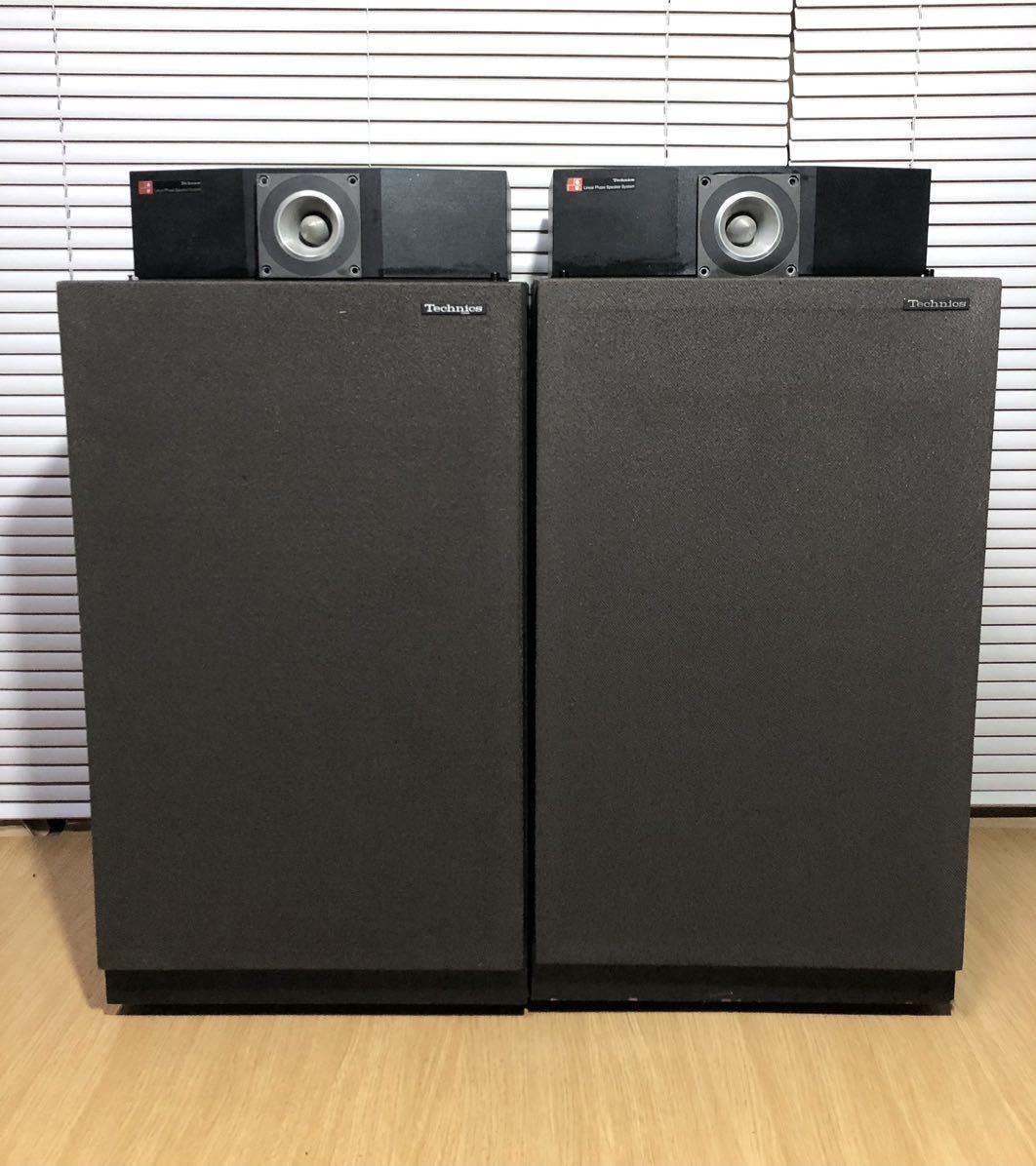 音出し確認済み【Technics/テクニクス 2WAYライナーフェイズスピーカー