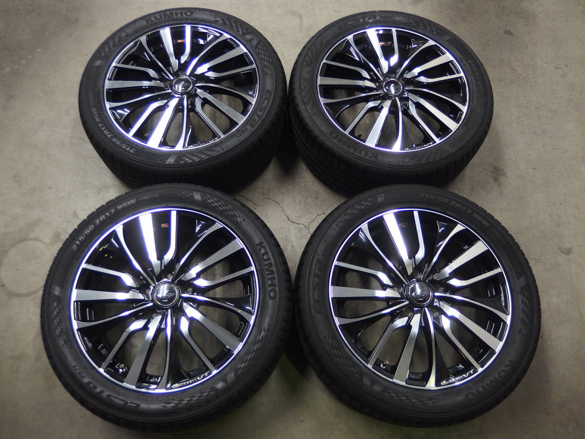weds LEONIS VT + KUMHO ECSTa PS71 215/50R17 4本セット