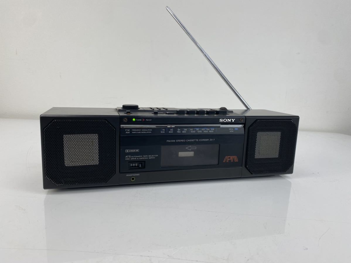 品切れ SONY ZX-7 FM/AM STEREO CASSETTE-CORDER ステレオ カセットレコーダー