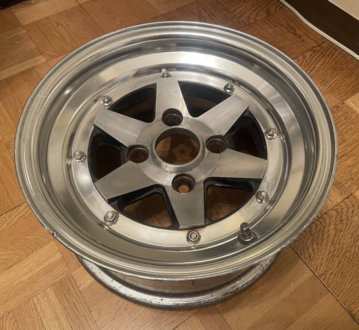 ロンシャン XR-4 7j ? 6.5j ? 4H 4穴 14インチ 114.3 4本セット 当時物 