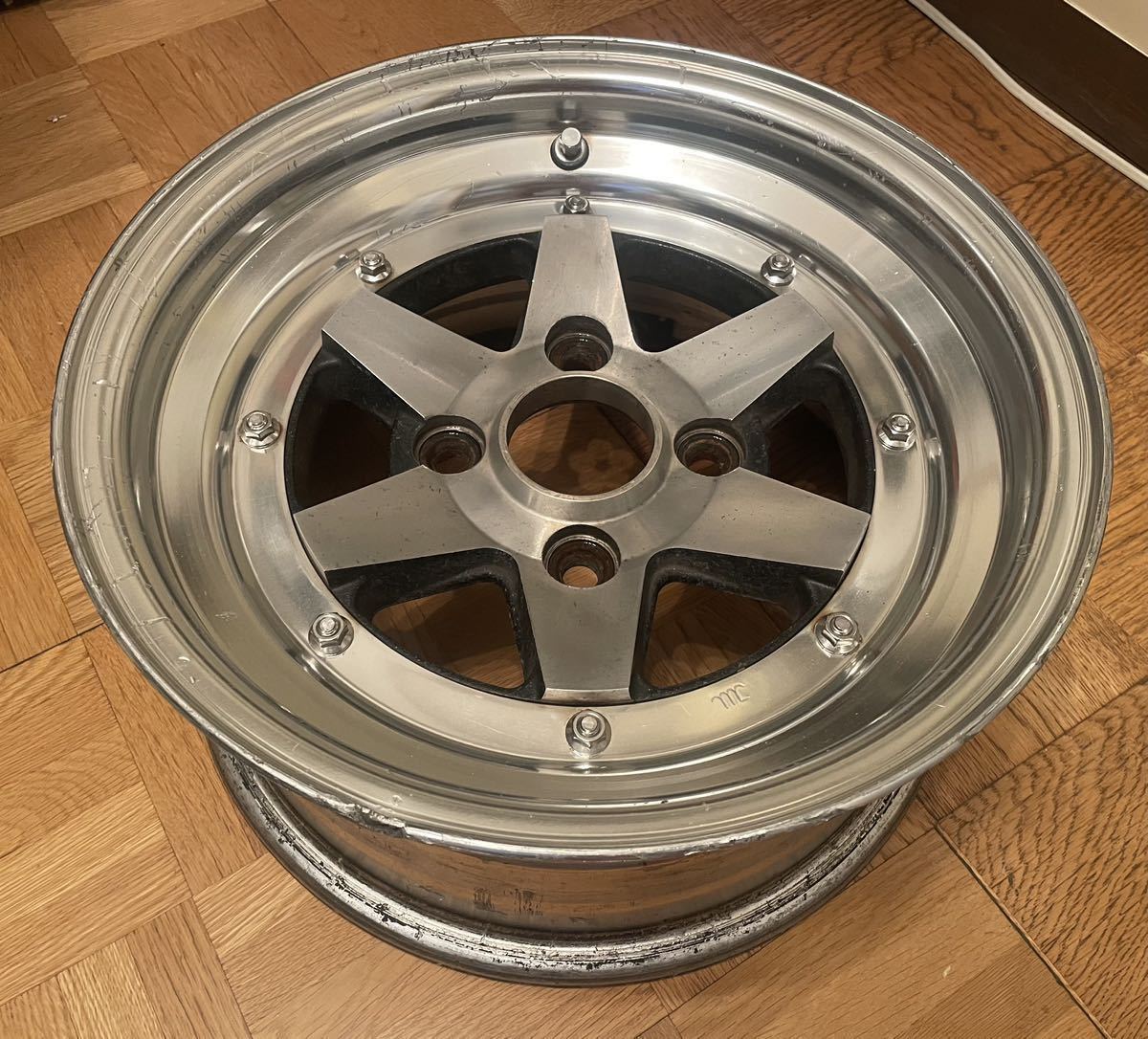 ロンシャン XR-4 7j ? 6.5j ? 4H 4穴 14インチ 114.3 4本セット 当時物 