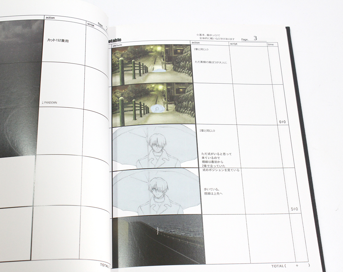 劇場版「空の境界」 終章/空の境界 画コンテ集 【公式通販】