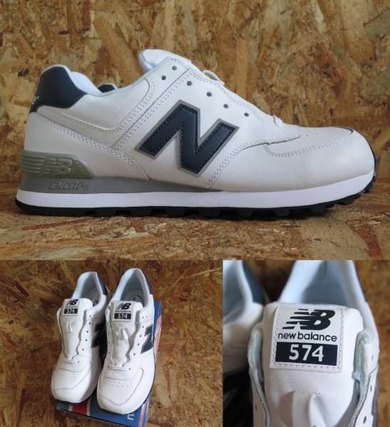 新品 ニューバランス NB574WNY 28cmオールレザーUSA限定モデル