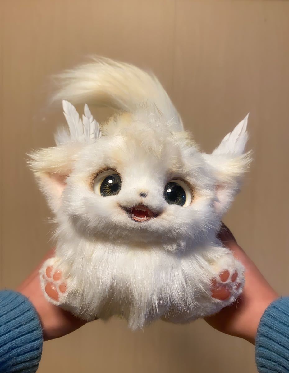 アートドール 『エンジェルにゃんこ』 瑠流 猫 ハンドメイド