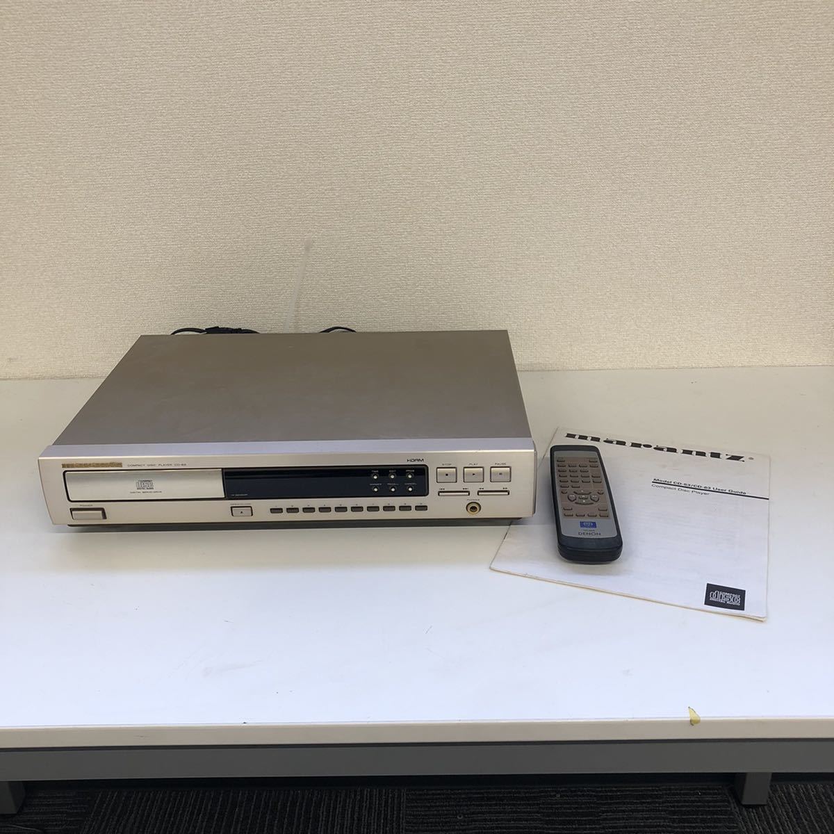 通電OK トレー開閉OK【マランツ/marantz】CD-63F CDプレーヤー CD