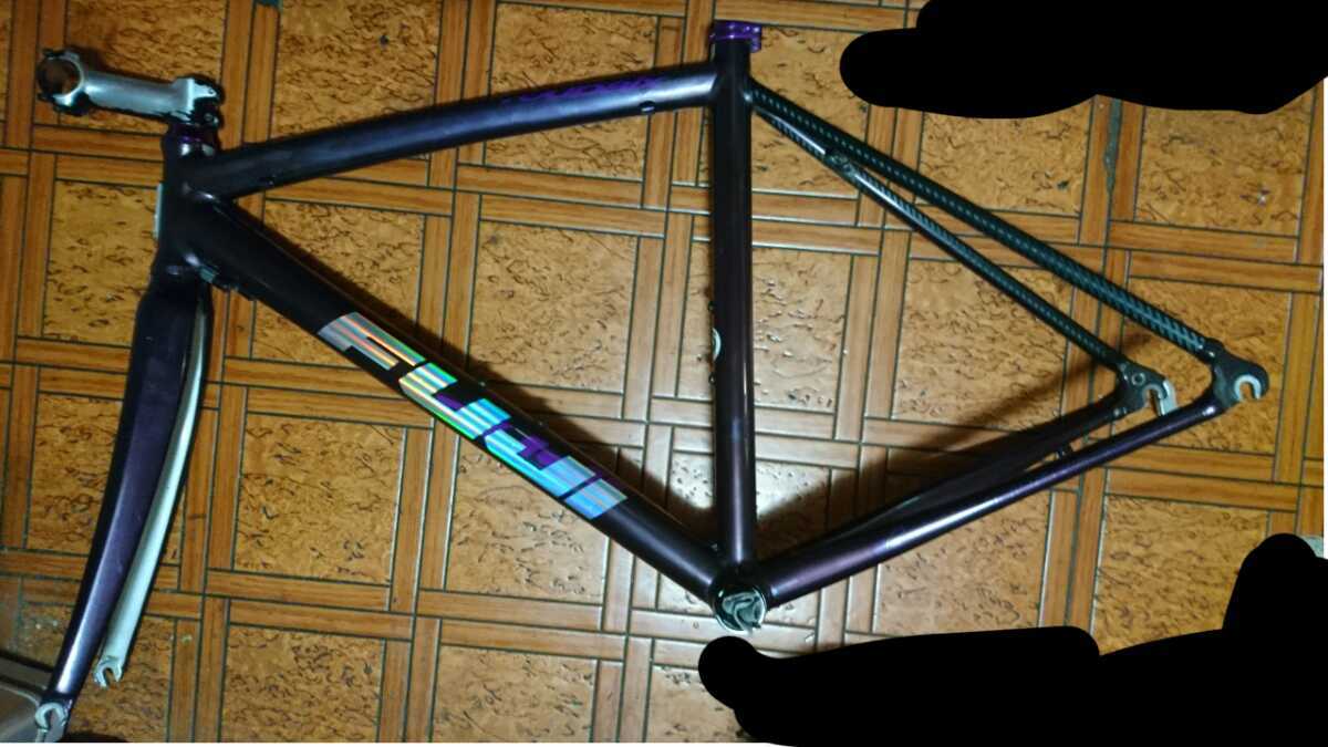 FUJI roubaix xs 49size アルミロードバイクフレーム　カーボンフォーク