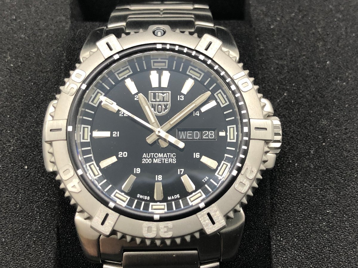 LUMINOX ルミノックス MODERN MARINER AUTOMATIC 6502 腕時計 自動巻き モダンマリナー ☆良品☆[77-0222-O20]