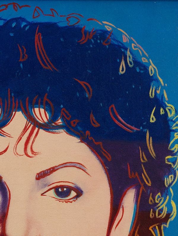 ◇アンディ・ウォーホル◇油絵 手描き《マイケル・ジャクソン》表