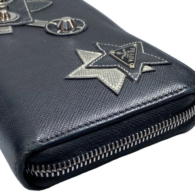 プラダ 長財布 PRADA ロングウォレット ラウンドファスナー ラウンド