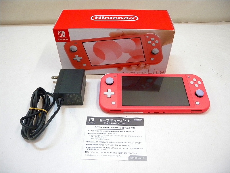 【2025，品質保証】 C1747 ニンテンドースイッチライト コーラル 動作確認/初期化済 現状渡し(ニンテンドースイッチ本体)｜売買されたオークション情報、yahooの商品情報をアーカイブ公開 - オークファン ニンテンドースイッチ本体