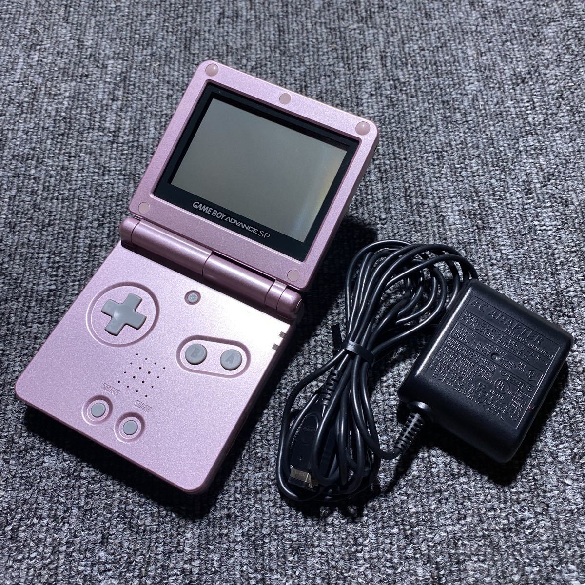 GBA ゲームボーイアドバンスSP パールピンク 充電器付き XJH13619379