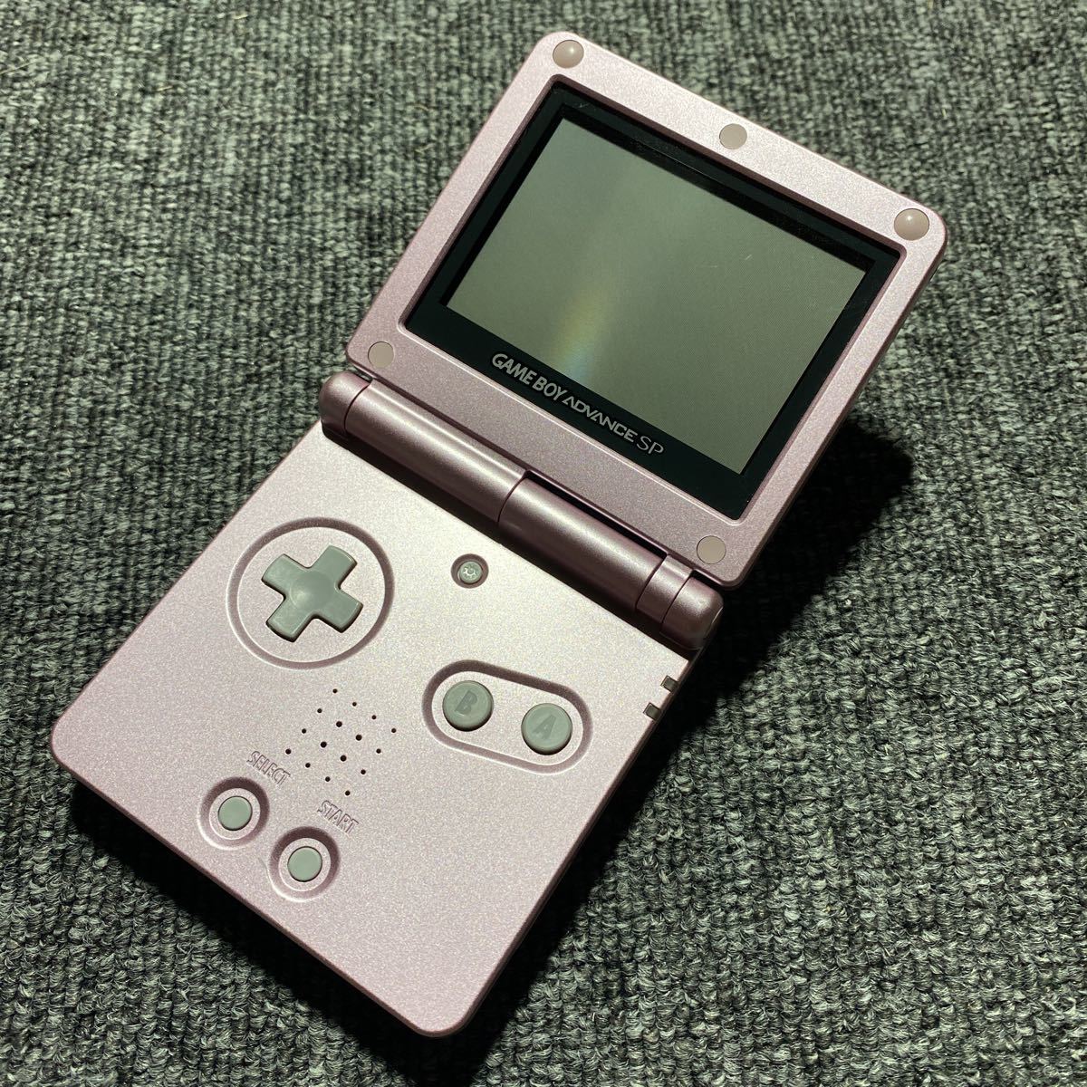GBA ゲームボーイアドバンスSP パールピンク 充電器付き XJH13619379