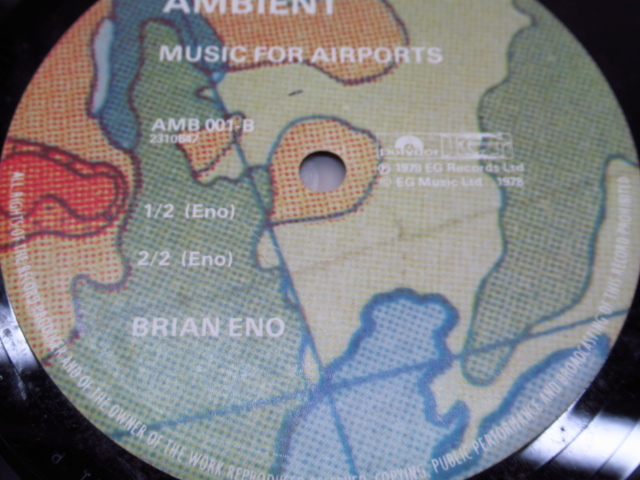 Brian Eno Ambient 1 (Music For Airports) / AMB001 / プログレッシヴロックレコード_3