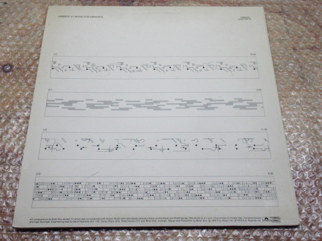 Brian Eno Ambient 1 (Music For Airports) / AMB001 / プログレッシヴロックレコード_5