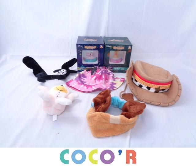 【同梱可】中古品 ディズニー プーさん 101匹わんちゃん 他 スノードーム カチューシャ 等 グッズセット